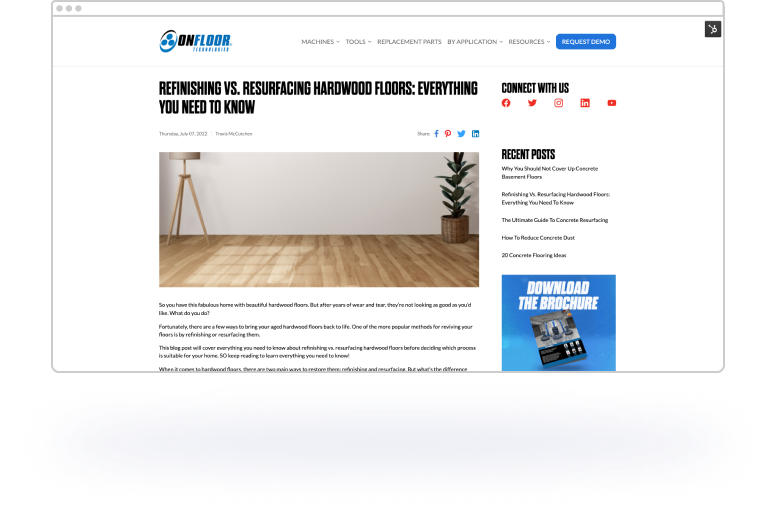 Refinishing vs. resurfacing hardwood floors